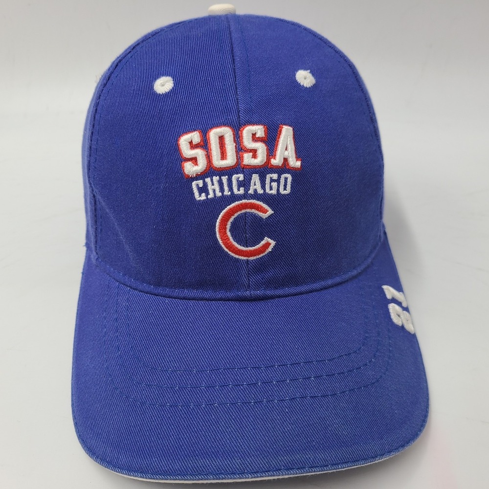 Vintage Chicago Cubs Hat Sammy Sosa #21 Adjustable (Fits Small) Drew Pearson MLB